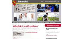 Desktop Screenshot of benedict-schulen.de