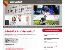 Tablet Screenshot of benedict-schulen.de